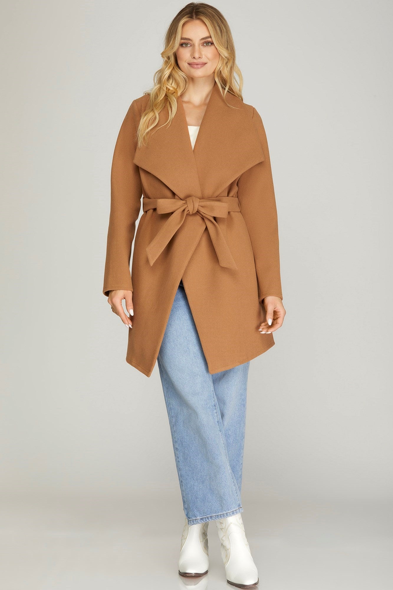 Steady Pace Coat in Camel