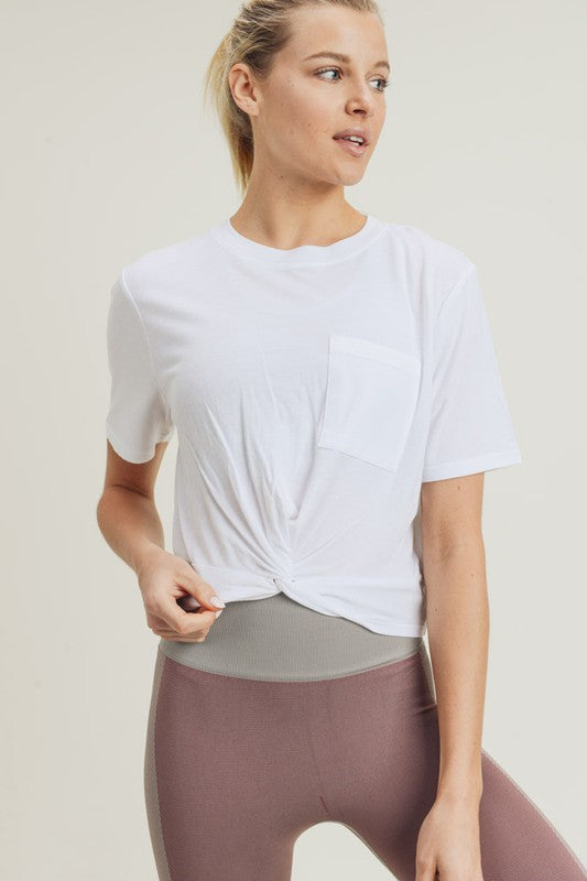 Basic Attire Short Sleeve Crop Tee