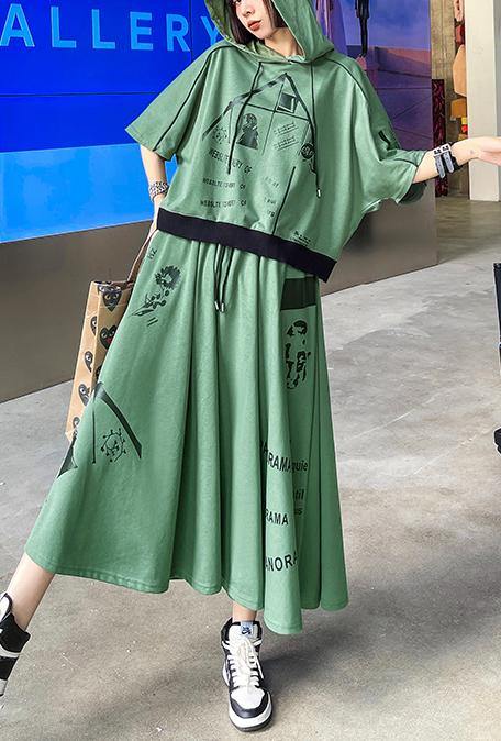 2021 New Spring Explosion Street Guard Two Piece Skirt