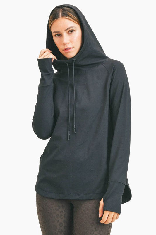 Cowl Hooded Comfy Pullover